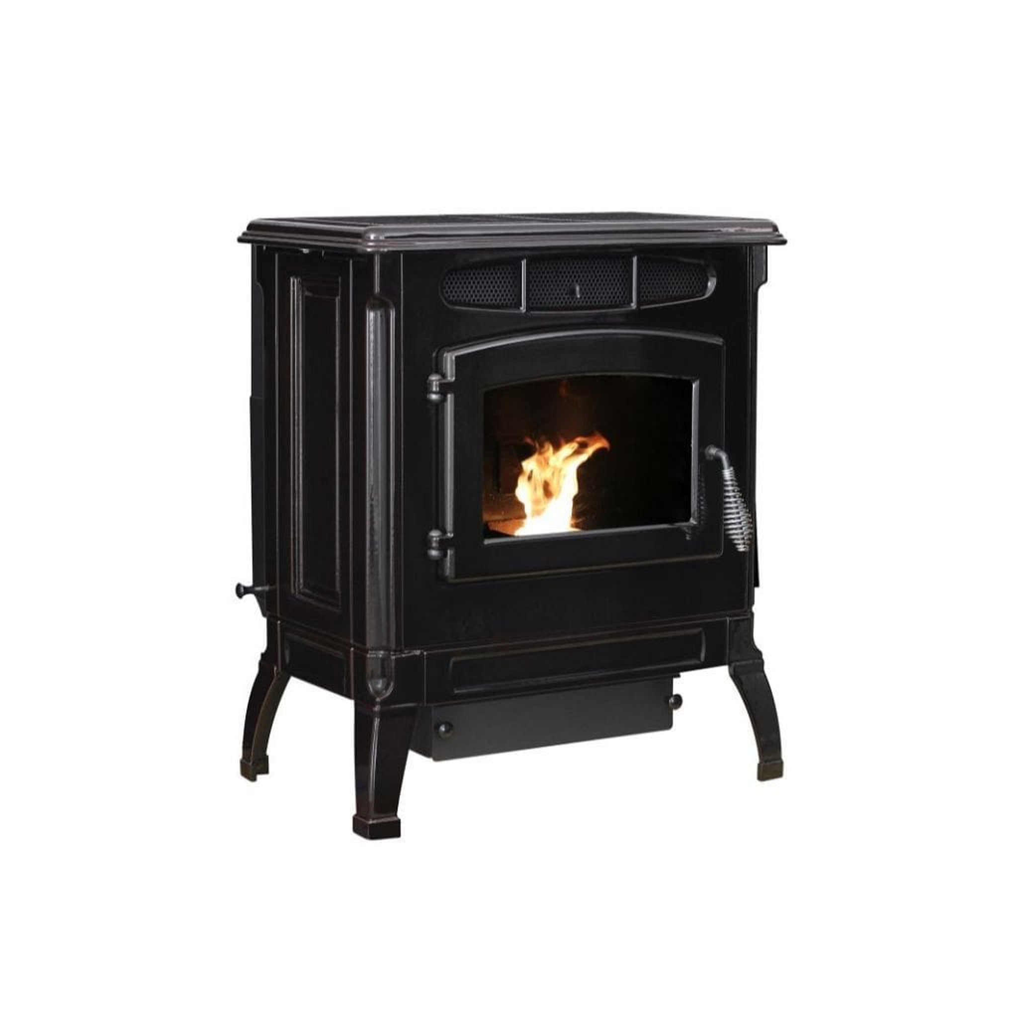 Breckwell-Classic-Cast-25-Black-Enamel-Finish-Pellet-Stove-With-Ignitor-9