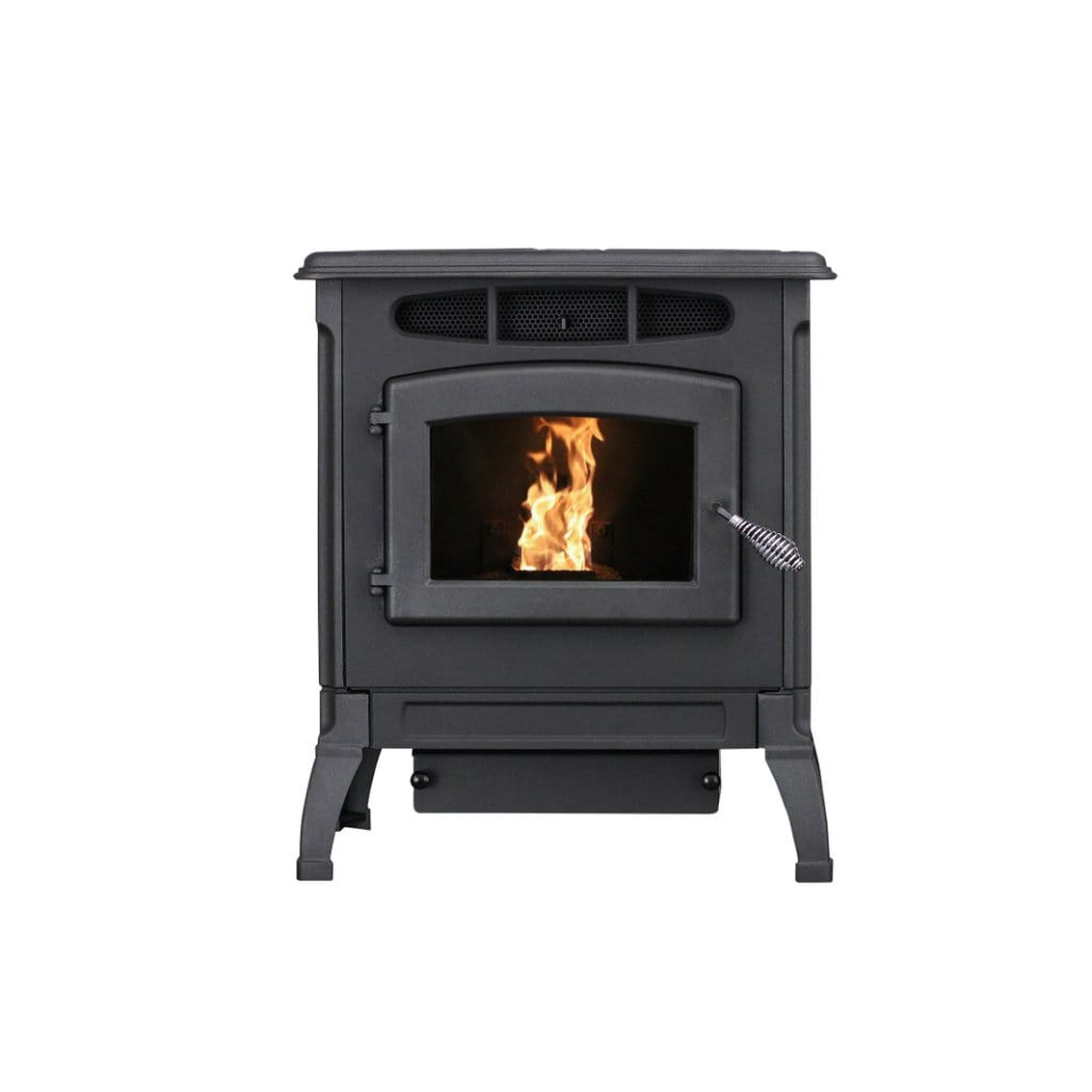 Breckwell-Classic-Cast-25-Black-Finish-Pellet-Stove-With-Ignitor