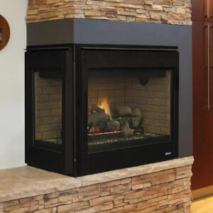 DRT40ST Traditional Direct Vent See Through Gas Fireplace 40"