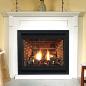 Empire DVP36FP Tahoe 36-inch Premium Direct Vent Propane Gas Fireplace - Millivolt Control With On/Off Switch