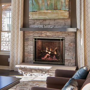 Empire Rushmore 40 inch Electronic Ignition Direct Vent Gas Fireplace 45,000 BTU