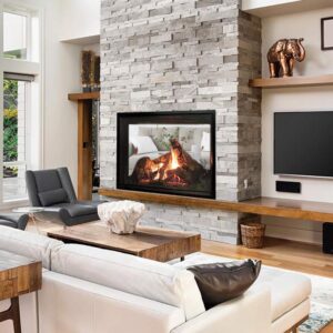 Empire Rushmore 40-inch Truflame See-through Direct Vent Gas Fireplace