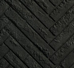 Majestic Black Herringbone Interior Panels for Courtyard 36" Gas Fireplace