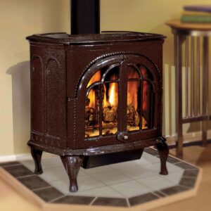 Iron Strike Serefina Freestanding Direct Vent Cast Iron Gas Stove