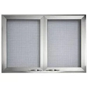 Majestic - 42" Stainless Steel Mesh Door for Vesper Gas Fireplace | VOFBSD-42