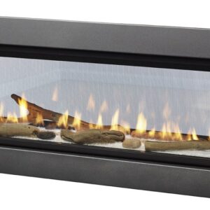 Majestic Echelon II Direct Vent Modern 48 Inch See-Through Contemporary Gas Fireplace