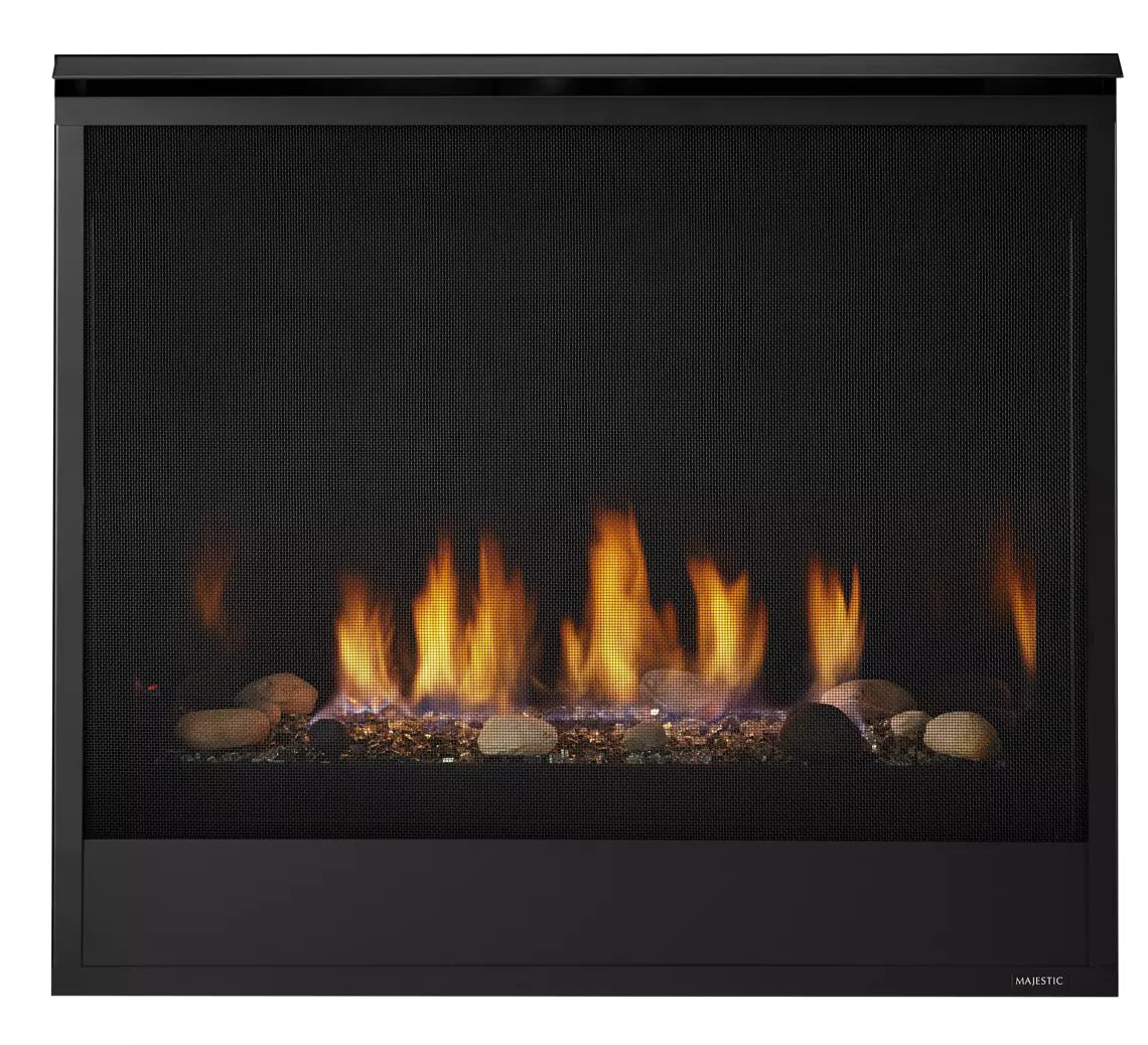 MajesticDirectVentGasFireplace32InchQuartzTraditionalwithIntelliFireTouchignition