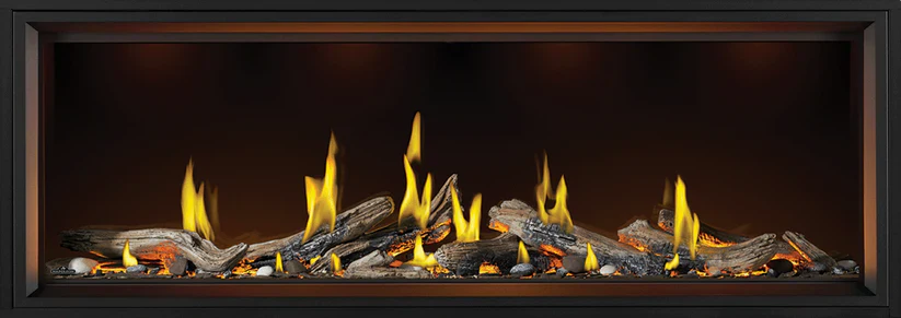 Napoleon-Tall-Linear-Vector-74-Single-Sided-Direct-Vent-Natural-Gas-Fireplace-With-Luminous-Logs