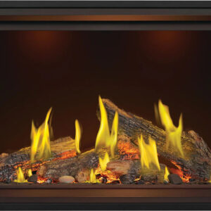 Napoleon Tall Vector 62" Linear Gas Fireplace TLV62LN with Luminous Logs