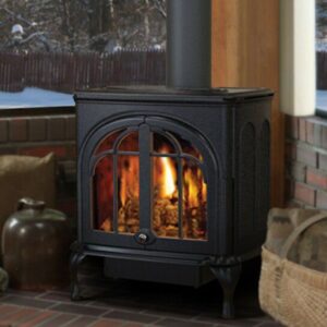 Iron Strike Serefina Cast Iron Freestanding Direct Vent Gas Stove-2