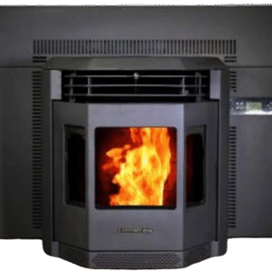 ComfortBilt HP22I 2,800 sq. ft. Pellet Stove Fireplace Insert 47 lb Hopper Capacity Black New