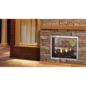 Majestic Fortress See-through 36-inch Direct Vent Gas Fireplace With Intellifire Touch Ignition System